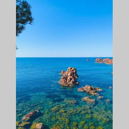 Superbe 4 Couchages Avec Terrasse - Clim - 50M De La Mer Saint-Raphaël Екстериор снимка