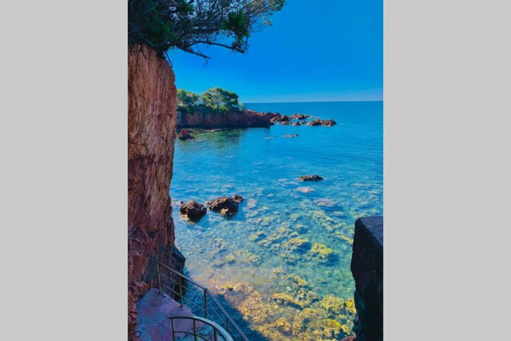 Superbe 4 Couchages Avec Terrasse - Clim - 50M De La Mer Saint-Raphaël Екстериор снимка