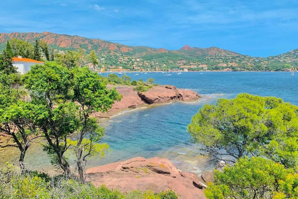 Superbe 4 Couchages Avec Terrasse - Clim - 50M De La Mer Saint-Raphaël Екстериор снимка